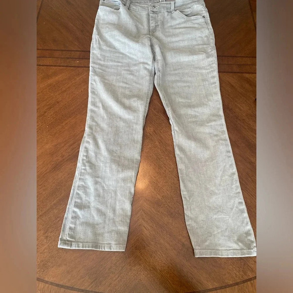 Chico's Gray Straight Leg Jeans for Women - Picture 2 of 16